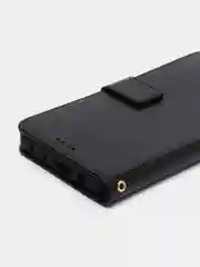 Черный кожаный PU чехол-книжка Xiaomi Redmi Note 11 Pro 4G