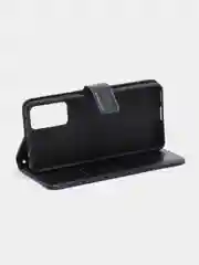 Темно-синий кожаный PU чехол-книжка Xiaomi Redmi Note 11 Pro 4G