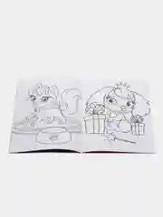 Черный раскраски для девочек (единорог, пони, феи, питомцы, животные, принцессы) формат А5
