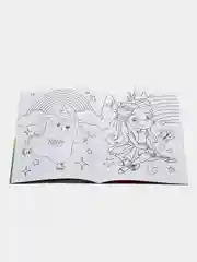 Черный раскраски для девочек (единорог, пони, феи, питомцы, животные, принцессы) формат А5