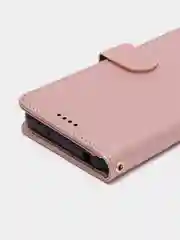 Розовый кожаный PU чехол книжка Xiaomi Redmi 9A