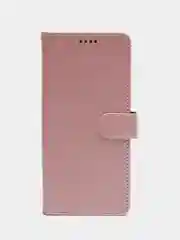 Розовый кожаный PU чехол книжка Xiaomi Redmi 9A