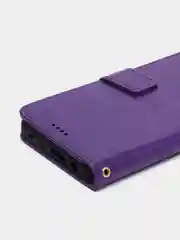 Пурпурный кожаный PU чехол-книжка Xiaomi Redmi Note 11 Pro 4G