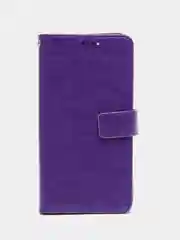 Пурпурный кожаный PU чехол-книжка Xiaomi Redmi Note 11 Pro 4G