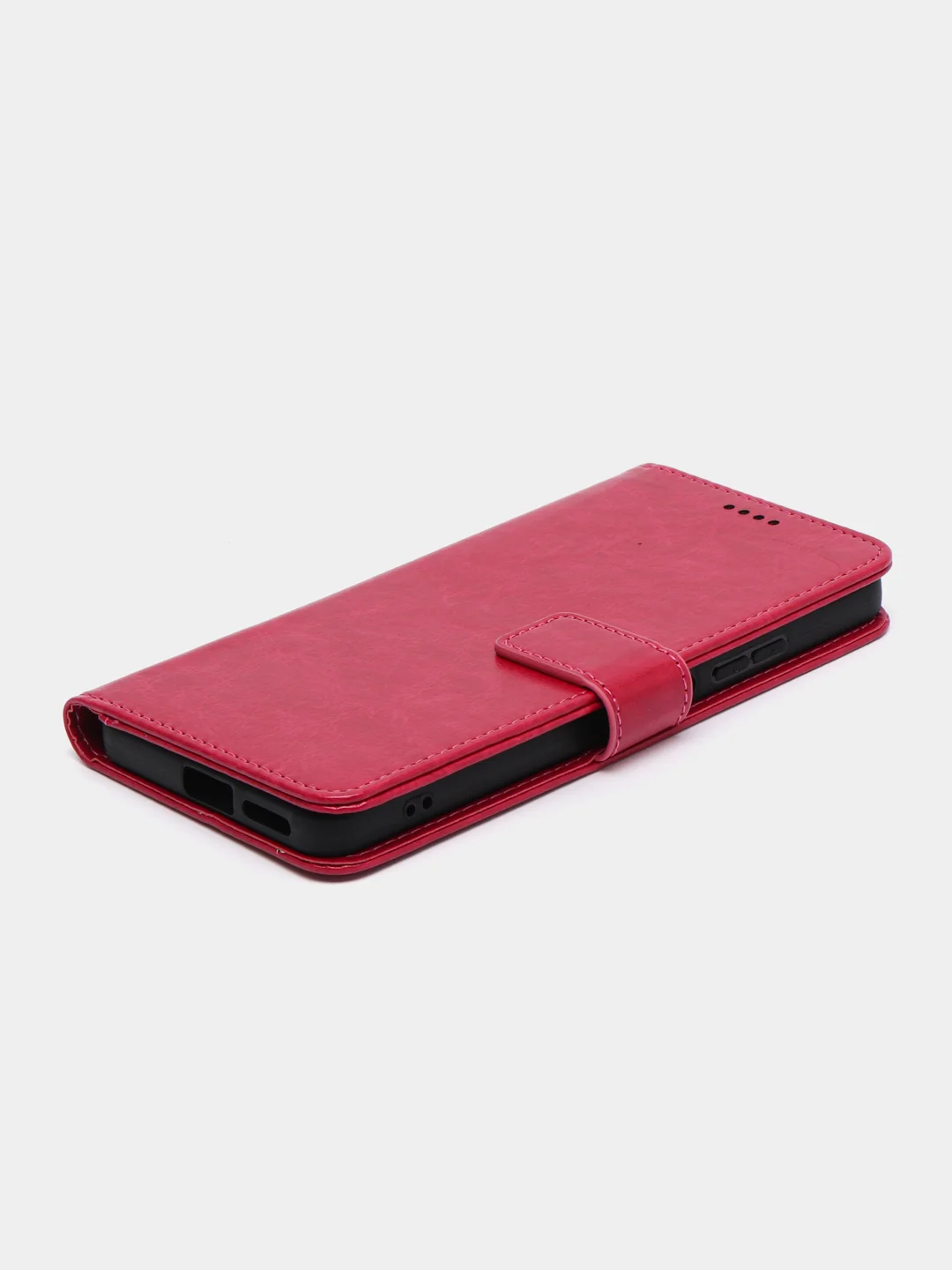 Фуксия кожаный PU чехол-книжка Xiaomi Redmi Note 11 Pro 4G