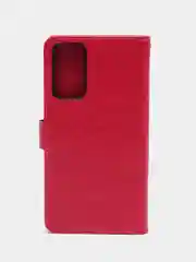 Фуксия кожаный PU чехол-книжка Xiaomi Redmi Note 11 Pro 4G