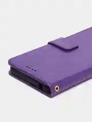 Пурпурный кожаный PU чехол-книжка Xiaomi Redmi 10C