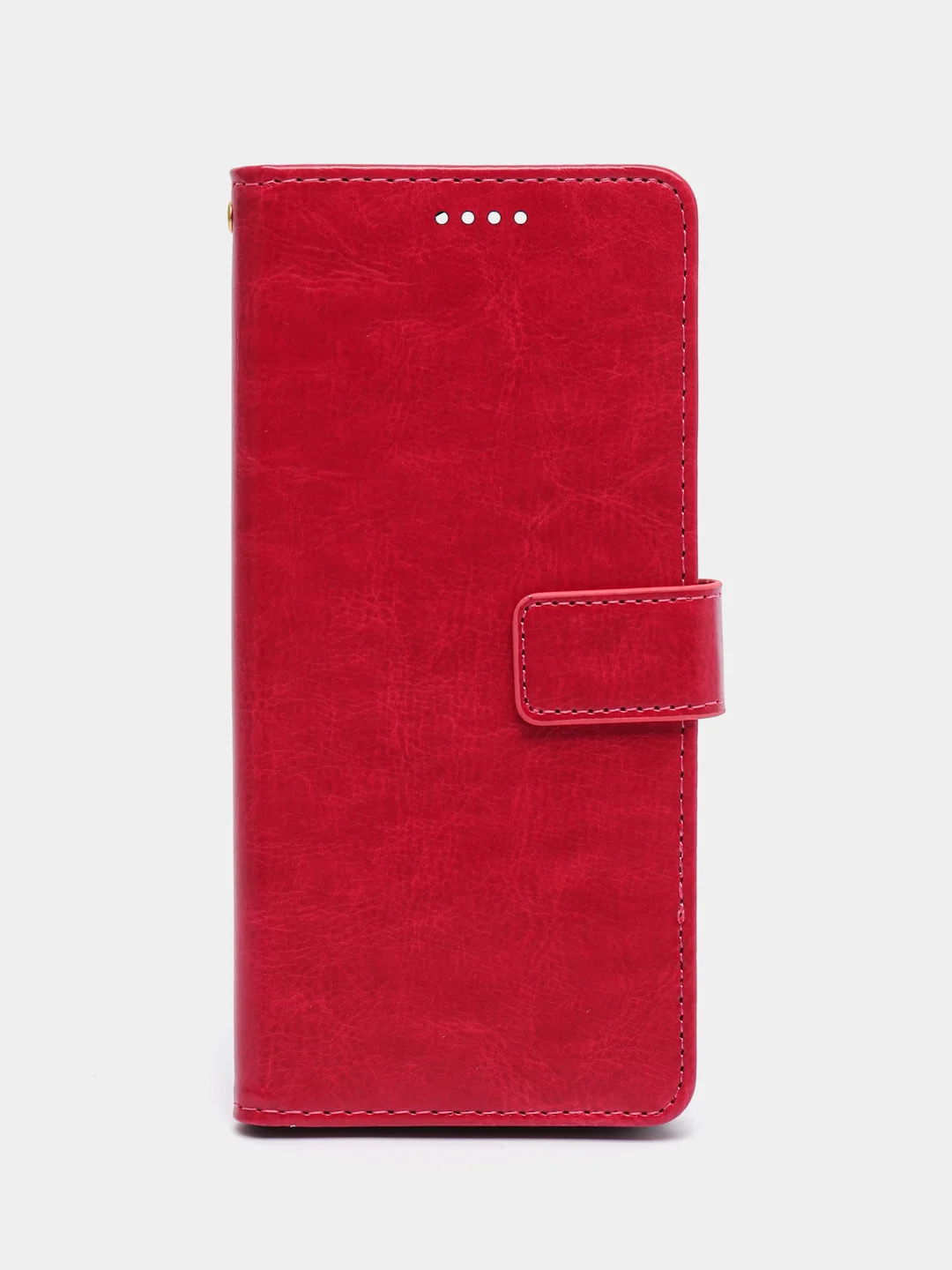 Фуксия кожаный PU чехол-книжка Xiaomi Redmi 10C