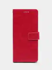 Фуксия кожаный PU чехол-книжка Xiaomi Redmi 10C