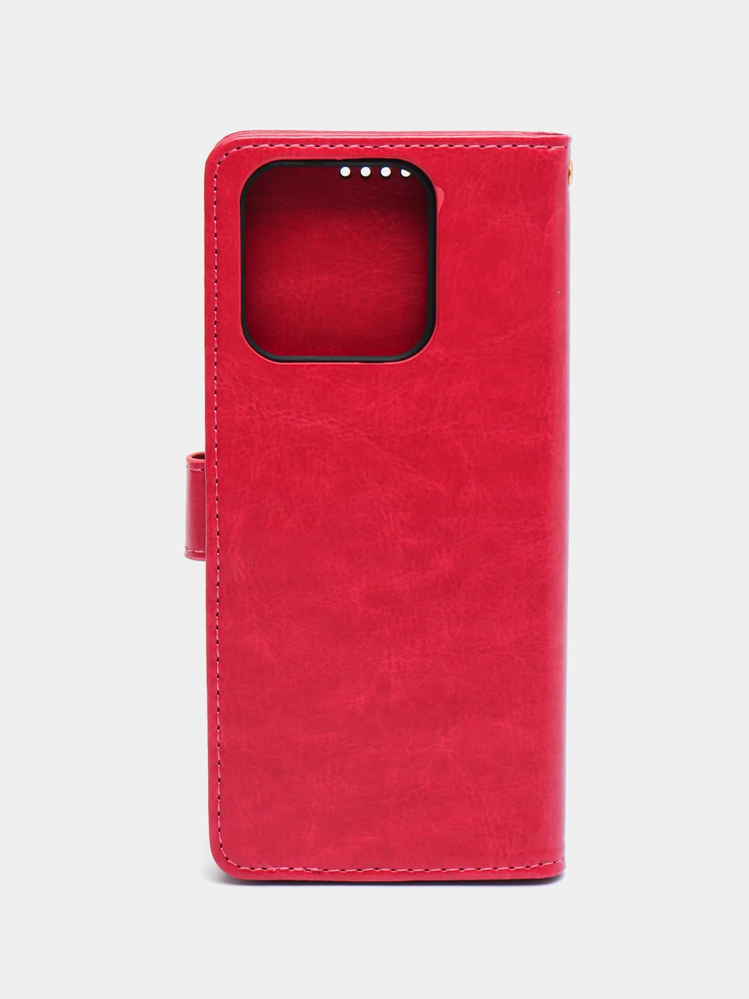 Фуксия кожаный PU чехол-книжка Xiaomi Redmi 10C
