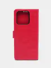 Фуксия кожаный PU чехол-книжка Xiaomi Redmi 10C