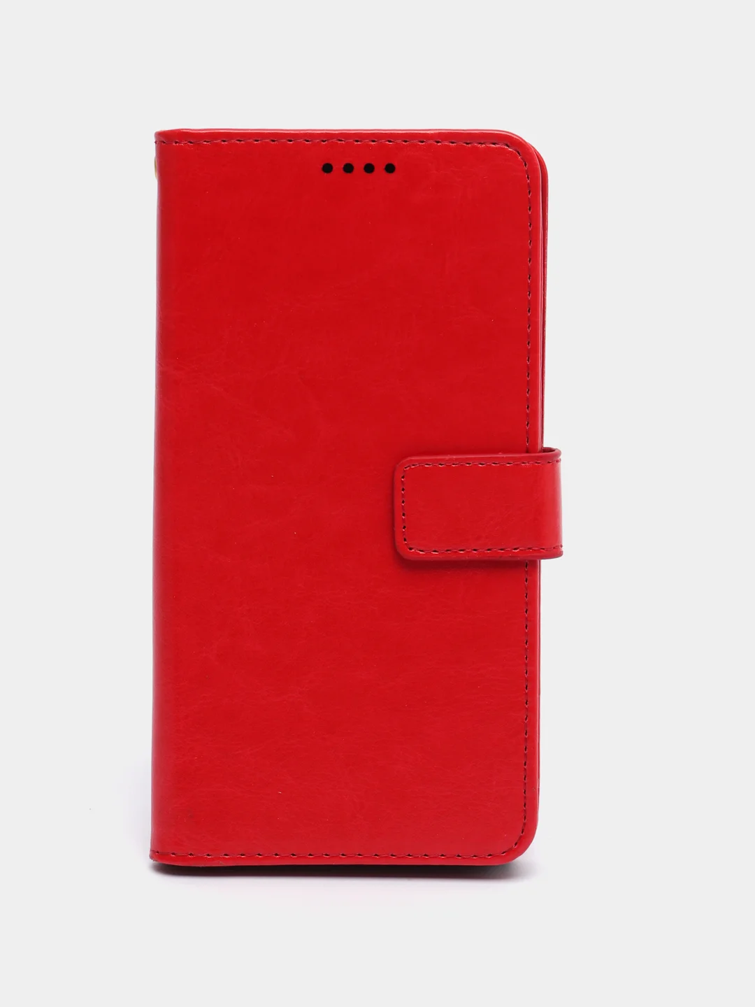 Алый кожаный PU чехол-книжка Xiaomi Redmi Note 11 Pro 4G