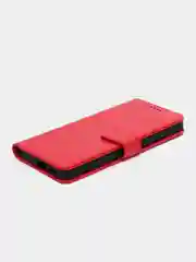 Алый кожаный PU чехол-книжка Xiaomi Redmi Note 11 Pro 4G