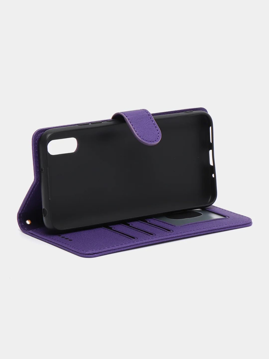 Пурпурный кожаный PU чехол книжка Xiaomi Redmi 9A