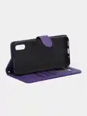 Пурпурный кожаный PU чехол книжка Xiaomi Redmi 9A