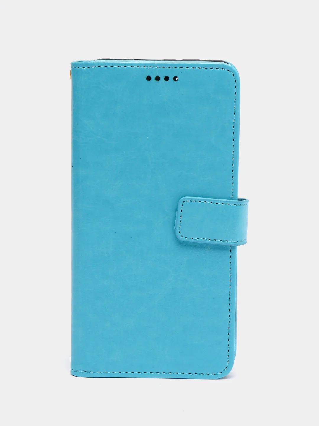 Голубой кожаный PU чехол-книжка Xiaomi Redmi Note 11 Pro 4G