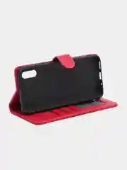 Фуксия кожаный PU чехол книжка Xiaomi Redmi 9A