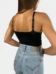 Черный топ женский