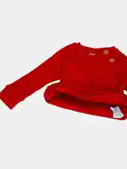 Красный комплект для малышей: кофточка и ползунки