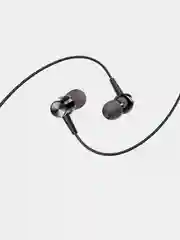 Черный наушники проводные вакуумные с микрофоном Borofone BM52