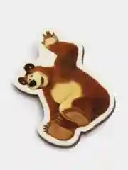 Значок "Маша и Медведь"