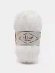 Белый пряжа детская Alize (Ализе) My Baby, 5 штук, акрил, 50 г, 150 м