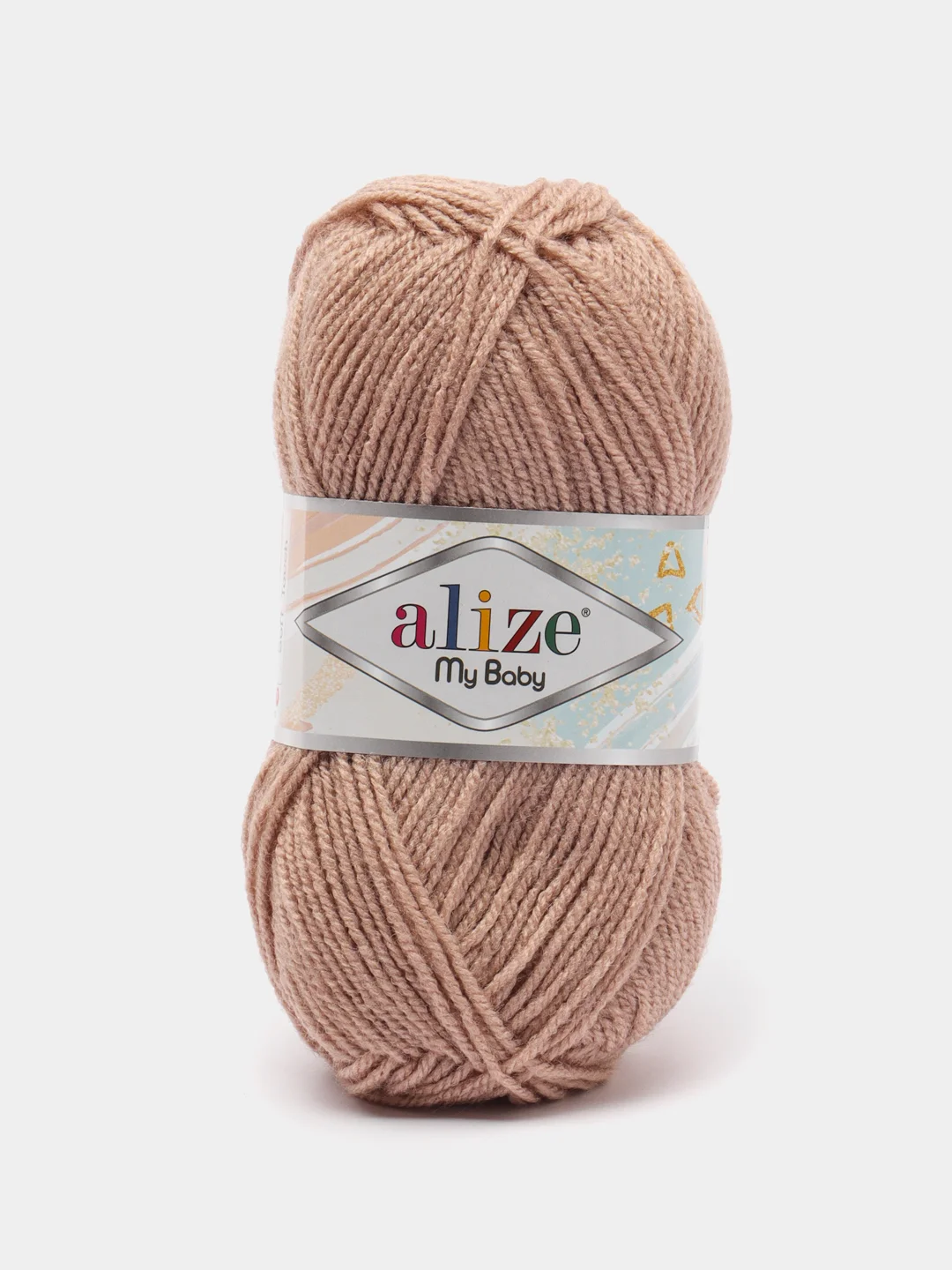 Бежевый пряжа детская Alize (Ализе) My Baby, 5 штук, акрил, 50 г, 150 м