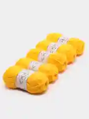 Желтый пряжа детская Alize (Ализе) My Baby, 5 штук, акрил, 50 г, 150 м