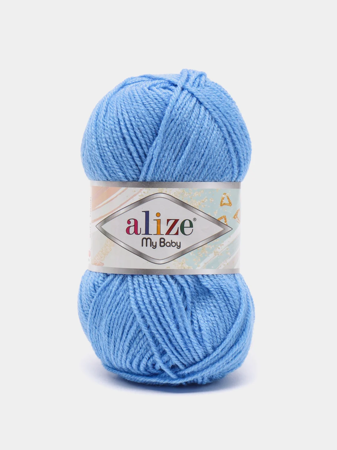 Светло-синий пряжа детская Alize (Ализе) My Baby, 5 штук, акрил, 50 г, 150 м