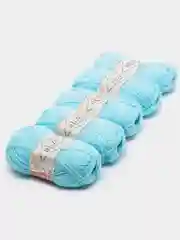 Серебряный пряжа детская Alize (Ализе) My Baby, 5 штук, акрил, 50 г, 150 м