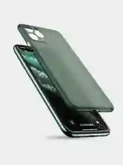 Зеленый чехол для Apple iPhone 11, 11 Pro, 11 Pro Max полупрозрачный силиконовый
