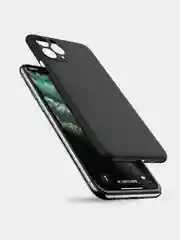 Черный чехол для Apple iPhone 11, 11 Pro, 11 Pro Max полупрозрачный силиконовый