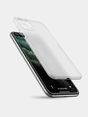 Чехол для Apple iPhone 11, 11 Pro, 11 Pro Max полупрозрачный силиконовый