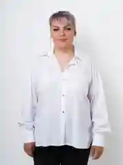 Блузка женская, цвет белый