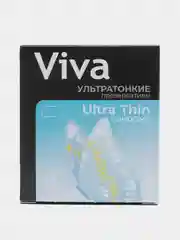 Презервативы Viva ультратонкие, 3 штуки
