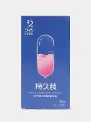 Синий презервативы со смазкой Jiuyue 10 штук, ультратонкие, точечные, ребристые, двойная смазка