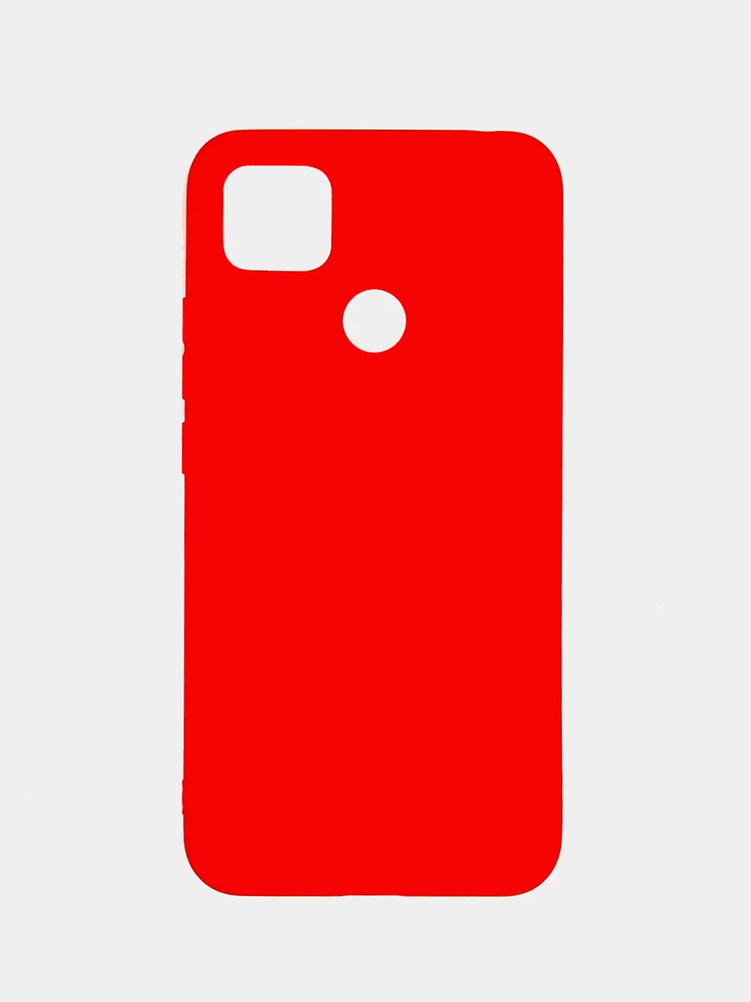 Красный чехол для Xiaomi Redmi 9C, Redmi 9С NFC, Redmi 10A (Сяоми Редми 9С), силиконовый, матовый