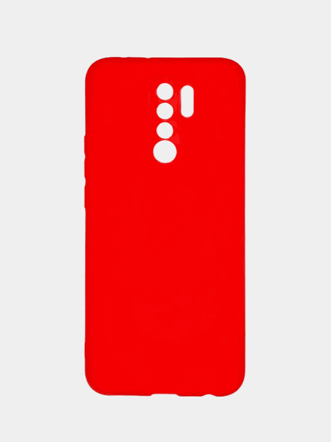 Красный xiaomi Redmi 9, Сяоми Редми 9 чехол силиконовый цветной матовый