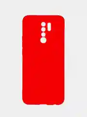 Красный xiaomi Redmi 9, Сяоми Редми 9 чехол силиконовый цветной матовый