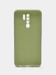 Лесной зеленый xiaomi Redmi 9, Сяоми Редми 9 чехол силиконовый цветной матовый
