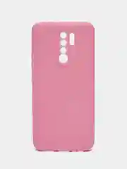 Розовый xiaomi Redmi 9, Сяоми Редми 9 чехол силиконовый цветной матовый