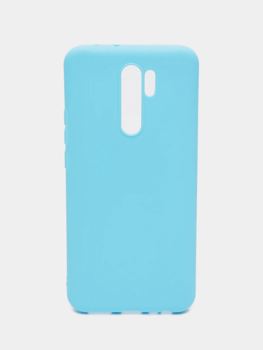 Голубой xiaomi Redmi 9, Сяоми Редми 9 чехол силиконовый цветной матовый