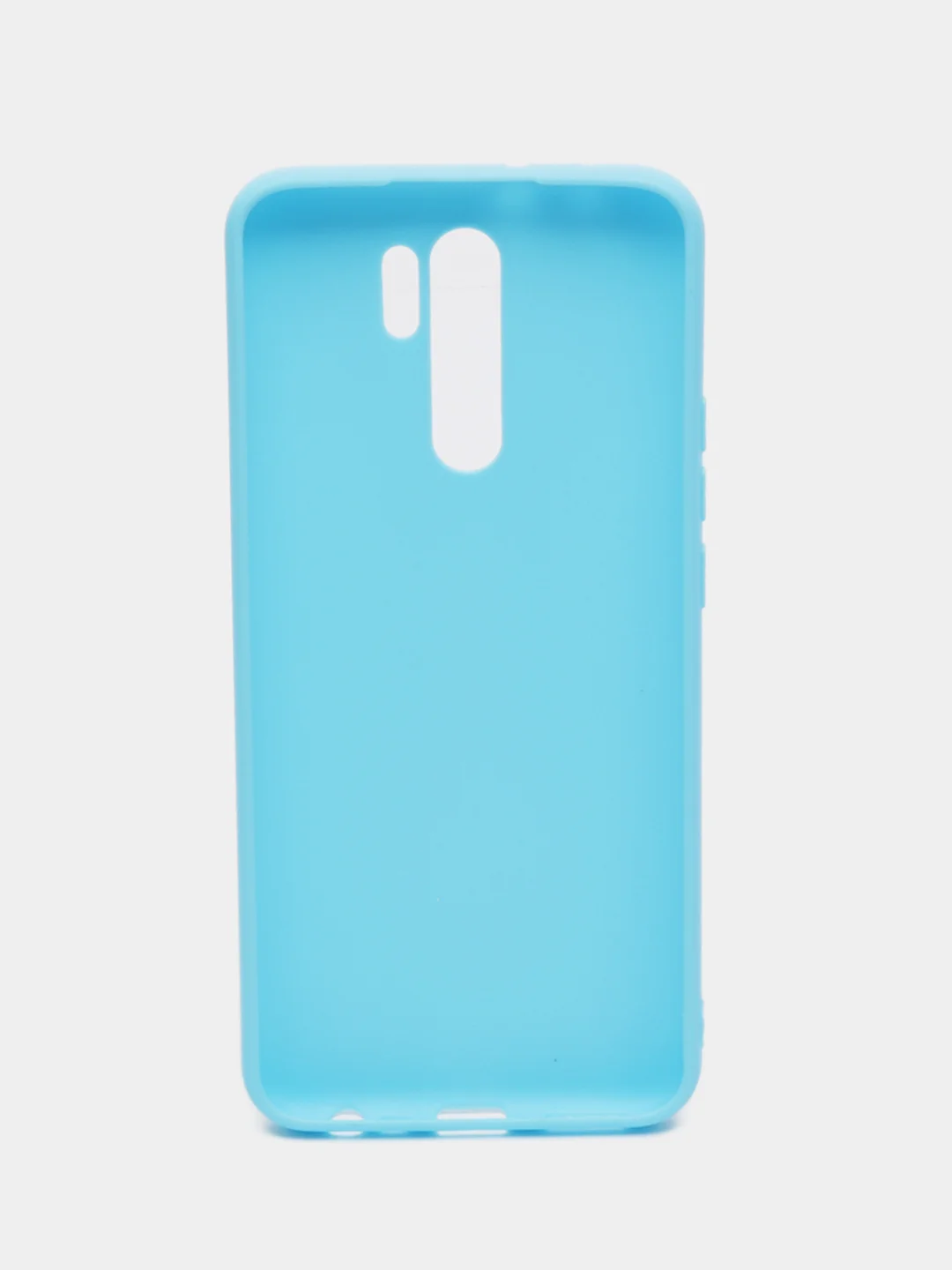 Голубой xiaomi Redmi 9, Сяоми Редми 9 чехол силиконовый цветной матовый