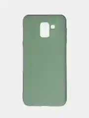 Лесной зеленый чехол Samsung Galaxy J6 2018, Самсунг Галакси Джи6 2018, силиконовый цветной матовый