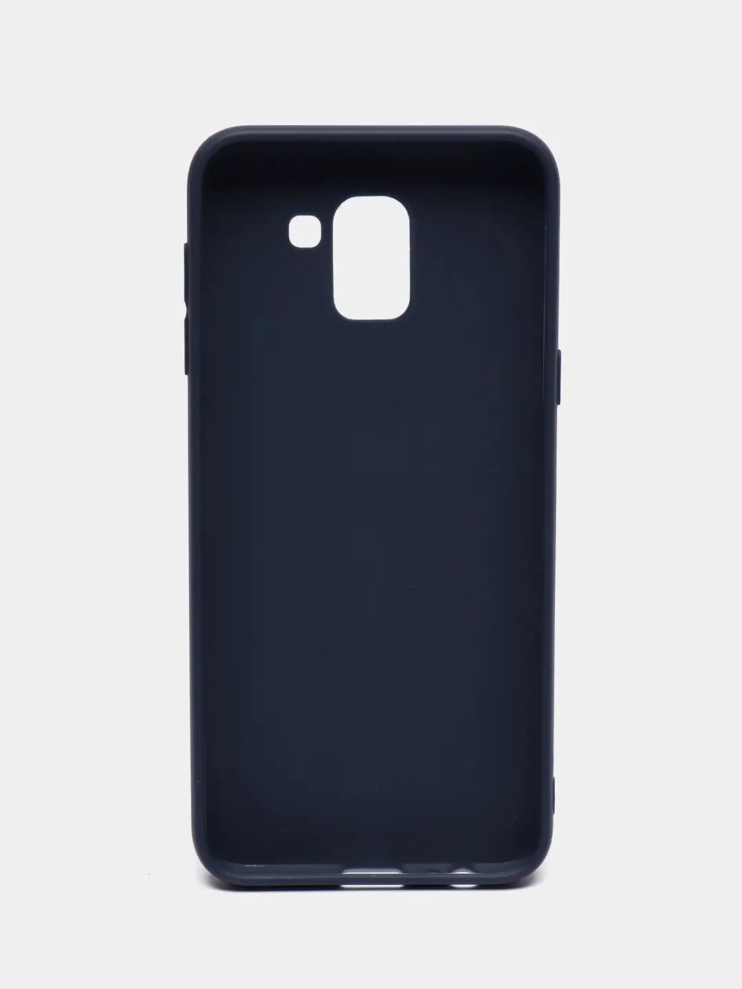 Темно-синий чехол Samsung Galaxy J6 2018, Самсунг Галакси Джи6 2018, силиконовый цветной матовый