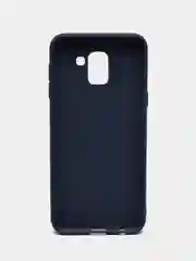 Темно-синий чехол Samsung Galaxy J6 2018, Самсунг Галакси Джи6 2018, силиконовый цветной матовый