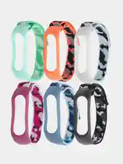 Нейлоновый ремешок для Xiaomi Mi Band (бэнд) 3, 4, 5, 6 камуфляж сяоми ми банд NFC