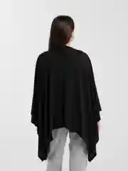 Черный женский кардиган оверсайз