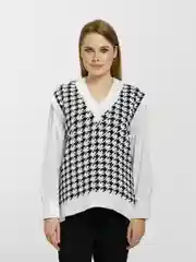 Белый жилет женский, оверсайз