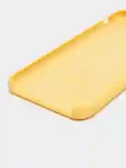 Желтый чехол Silicone Case для iPhone 7, 8, SE 2020, с открытым низом